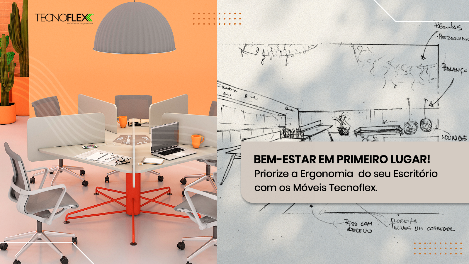 Leia mais sobre o artigo Priorize o conforto e a produtividade com móveis ergonômicos Tecnoflex!