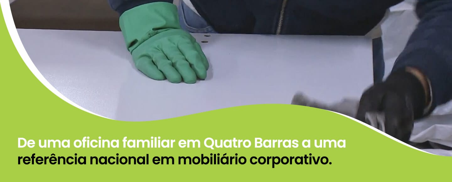 A trajetória da Tecnoflex une tecnologia, design e tradição familiar. Conheça a história da marca paranaense que transforma ambientes de trabalho.
