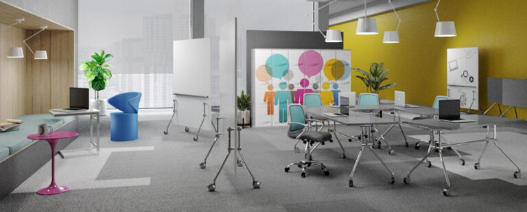 Conheça a Linha UP da Tecnoflex, criada para estimular colaboração, movimento e criatividade nos ambientes corporativos.